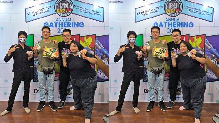 Juara 1, 2 dan 3 Digimon Rumble Arena Fan Made pada Annual Gathering dan Turnamen Digimon Terbesar se-Indonesia, 17 Agustus 2024, di Jakarta Selatan.