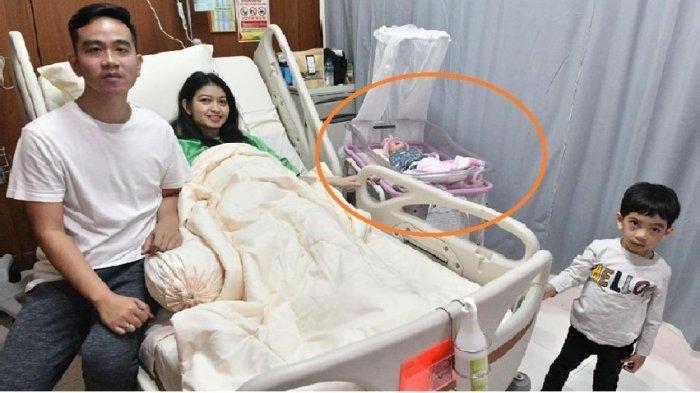 Gibran Rakabuming dan Selvi Ananda serta Jan Ethes bersama anak kedua yang baru lahir, La Lembah Manah