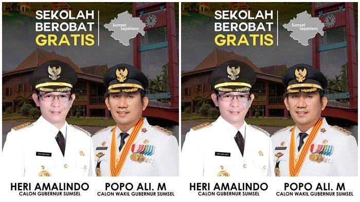 Bakal Calon Gubernur Sumsel 2024 DR Ir H Heri Amalindo MM santer bakal berpasangan dengan Popo Ali Martopo B.Commerce dengan akronim HAPAL (Heri Amalindo-Popo Ali).