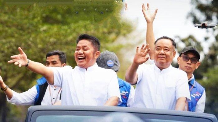 Pasangan HDCU (Herman Deru-Cik Ujang) gubernur dan wagub terpilih di Pilgub Sumsel 2024.