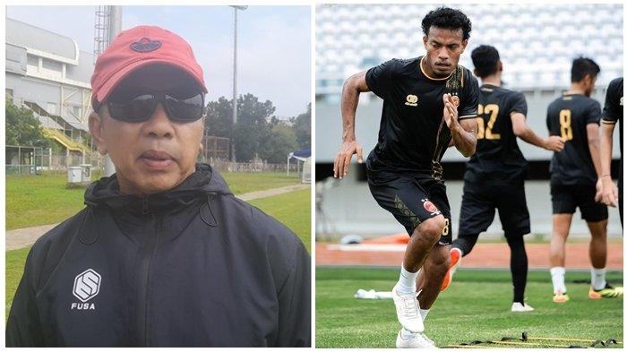 Coach Jafri Sastra memantau penggawa Sriwijaya FC latihan di Stadion Gelora Sriwijaya Jakabaring (GSJ) Palembang, Selasa (10/9/2024).