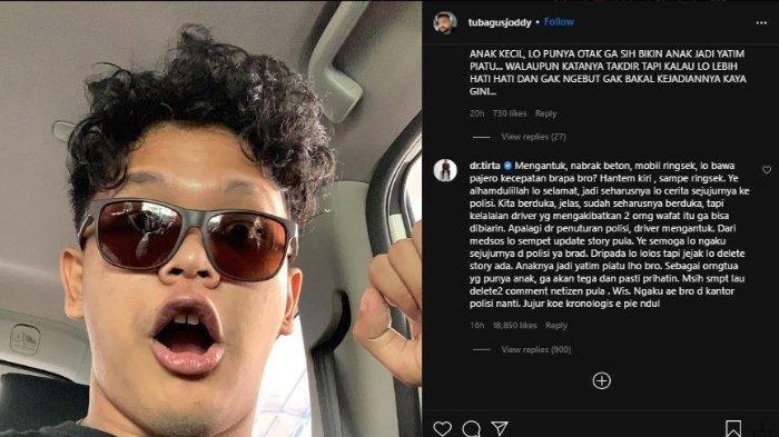 TEMAN Wanita Bocorkan Rekam Jejak Tubagus Joddy, Sopir Mobil Vanessa