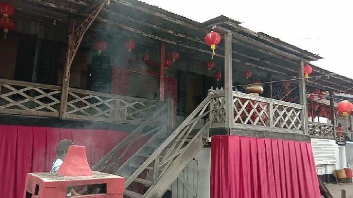 Rumah kapitan yang berada di kampung kapitan 7 Ulu Palembang