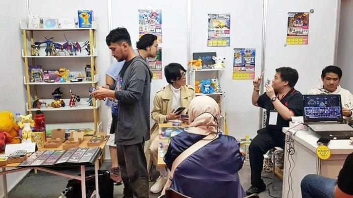 Booth komunitas Digi-In di event Indonesia Comic Con 2024 yang digelar pada 9-10 November 2024.