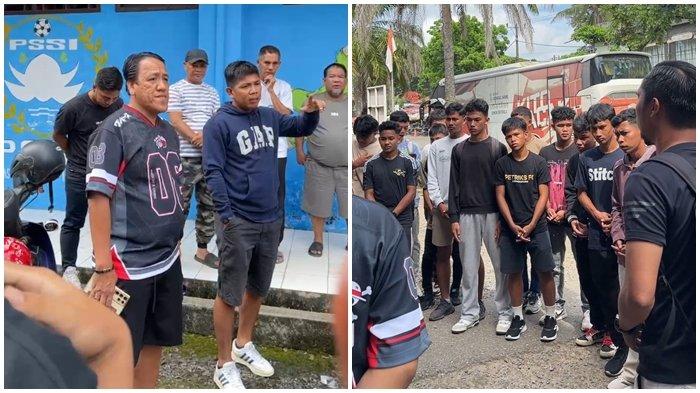 LEPAS KEBERANGKATAN EPA - Asdir Kompetisi III PT SOM Mohammad David yang juga Kepala Pembina EPA Sriwijaya FC U20 melepas keberangkatan skuat Elang Andalas Muda untuk menjalani laga ujicoba di Jakarta-Bogor 10-17 Juli 2025. Keberangkatan tim EPA Sriwijaya FC U20 bersama 6 pemain trial senior SFC dari halaman Askot PSSI Palembang Jl Mayor Santoso, Komplek Stadion Kamboja Palembang, Selasa (8/7/2025) pukul 10.00.