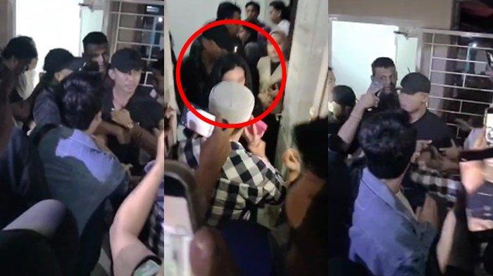 DIGEREBEK - Viral mantan Sekwan OKU Selatan berinisial JA, yang sempat viral karena kasus perselingkuhan kini kembali viral digerebek warga di kos kosan