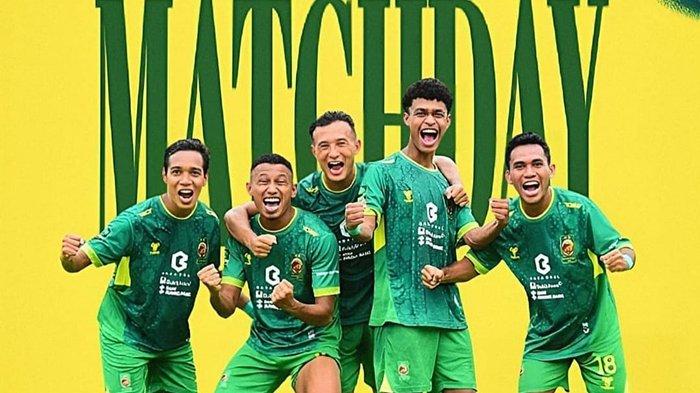 Skuad Tim Sriwijaya FC siap melakoni laga pamungkas play-off degradasi Liga 2 2023/24.