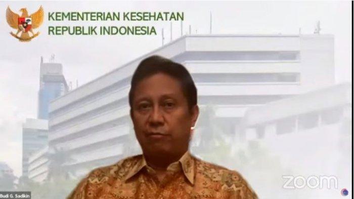 Menteri Kesehatan Budi Gunadi Sadikin pada konferensi pers virtual, Senin (13/9/2021) malam