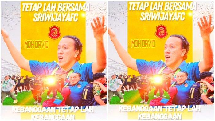MINTA DAVID BERTAHAN - Di tengah ramainya eksodus ke klub Sumsel United FC, fans meminta Asdir Kompetisi III PT SOM/Kepala Pembina Klub Mohammad David agar tetap bersama Sriwijaya FC.