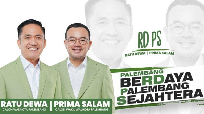 Pasangan Ratu Dewa-Prima Salam (RDPS) resmi bisa berlayar maju di Pilkada Palembang 2024.