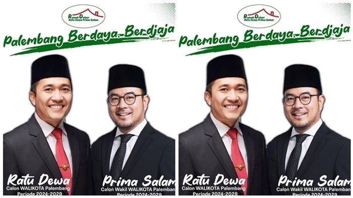 Mantan Sekda Kota Palembang Ratu Dewa selama ini digadang berpasangan dengan Ketua DPC Gerindra Palembang Prima Salam (RDPS) di Pilkada Palembang 2024.