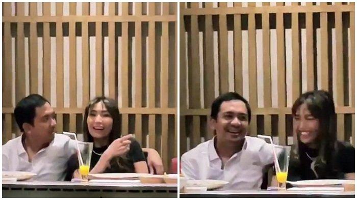 Kebersamaan Ayu Dewi dan Regi Datau saat makan malam bersama usai perayaan ulang tahun Regi Datau.