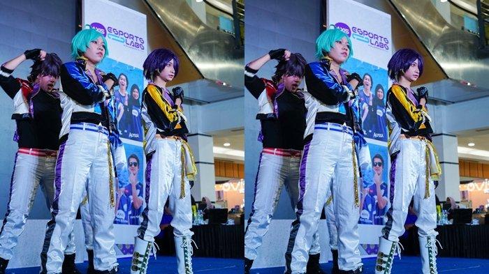 Penampilan Ryuseitai Nian di EVOS X Axis E-Sports Lab yang diselenggarakan di Palembang Square pada Sabtu hingga Minggu, 24-25 Desember 2024.