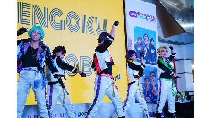 Penampilan Ryuseitai Nian di EVOS X Axis E-Sports Lab yang diselenggarakan di Palembang Square pada Sabtu hingga Minggu, 24-25 Desember 2024.