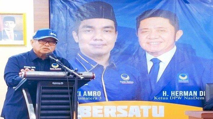Ketua Fraksi Nasdem DPRD Sumsel Dr Ir H Syamsul Bahri MM