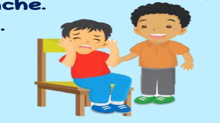 Gambar soal Bahasa Inggris kelas 5 SD BAB 4 I Have Got A Stomachache semester 1.
