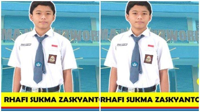 Berikut ini sosok Rhafi Sukma Zaskyanto (18), siswa SMA yang berhasil lolos diterima di enam universitas ternama di luar negeri.
