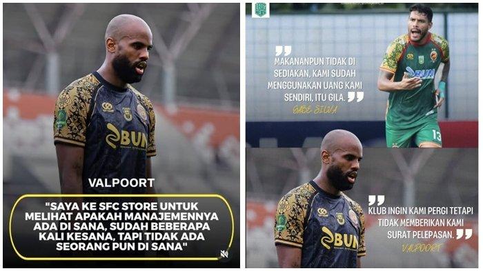 Meski sudah berpamitan, namun nasib dua pemain asing Sriwijaya FC Meghon Valpoort dan Gabriel Silva masih mengambang alias tidak jelas.