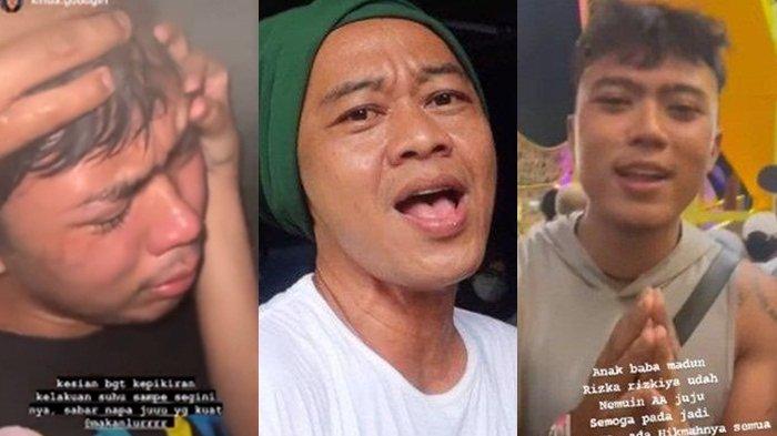 Kisruh review jujur warung Nyak Kopsah berakhir, TikToker Aa Juju (kanan) minta maaf dengan Bang Madun (kiri).