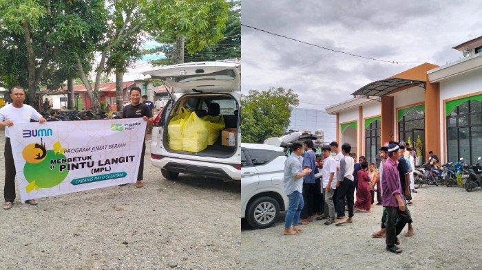 Pegadaian Peduli Mengetuk Pintu Langit berlangsung di Kota Palu sepanjang Maret 2024. Kegiatan sosial itu diikuti PT Pegadaian area Palu sebanyak total 8 kantor cabang, terdiri dari tujuh kantor cabang konvensional dan satu kantor cabang syariah.