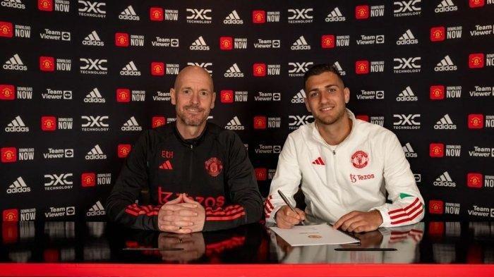 Diogo Dalot resmi memperpanjang kontraknya di Old Trafford hingga tahun 2028.