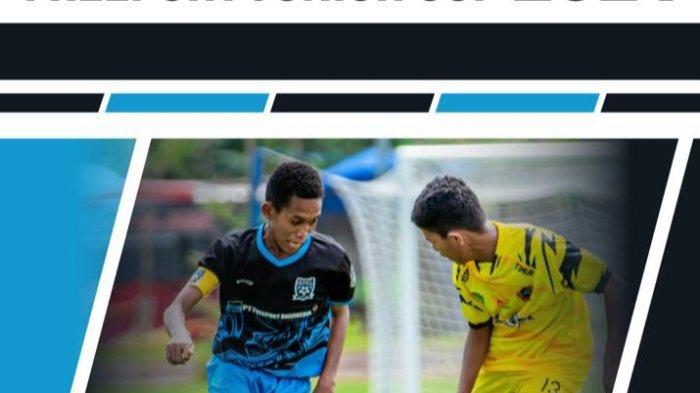 Flyer turnamen Freeport Junior Cup 2024.