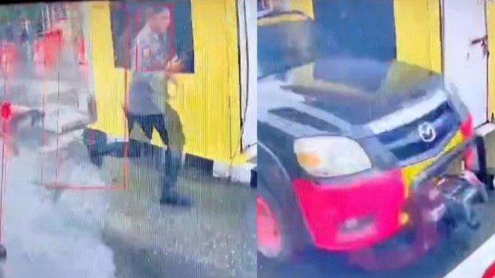 Mobil dinas milik Satuan Brimob Polda Papua dicuri orang tidak dikenal di kawasan Bandara Sentani, Kabupaten Jayapura, Papua pada Jumat (10/5/2024) siang.
