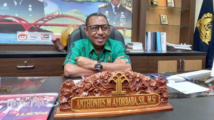 Kepala Kantor Wilayah Kementrian Hukum dan Ham (Kanwil Kemenkumham) Papua, Anthonius M Ayorbaba.