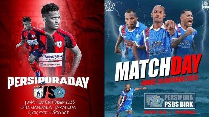 Derby Papua Persipura Vs PSBS Biak, Jumat (20/10/2023) pukul 13.00 WIB. Simak Prediksi Susunan Pemain, Skor dan Kondisi Tim.