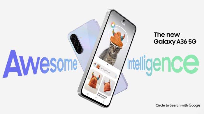 HP SAMSUNG - Samsung Galaxy A36 5G. Simak daftar harga HP Samsung terbaru Maret 2025.  (Samsung.com)