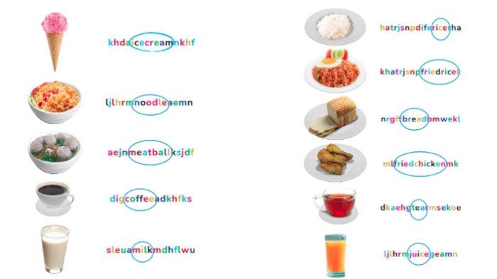 Jawaban soal halaman 4-5 Find and Circle