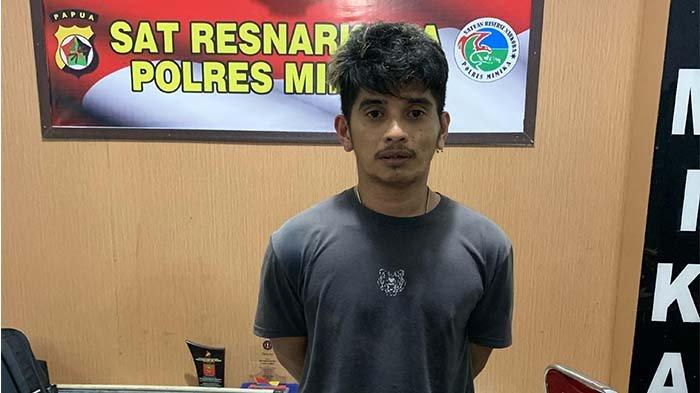 Pengedar sabu di Timika berinisial RM alias Dimas (31) ditangkap polisi, Sabtu (1/9/2024).