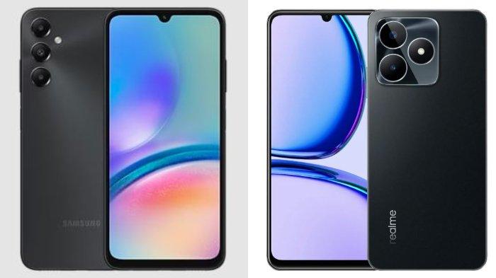 Samsung Galaxy A05s dan Realme C53