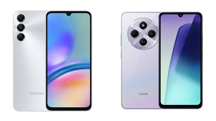 Samsung Galaxy A05s dan Xiaomi Redmi 14C