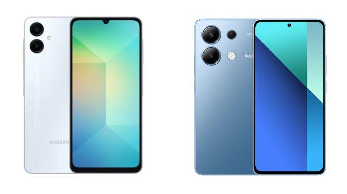 Samsung Galaxy A06 dan Xiaomi Redmi Note 13