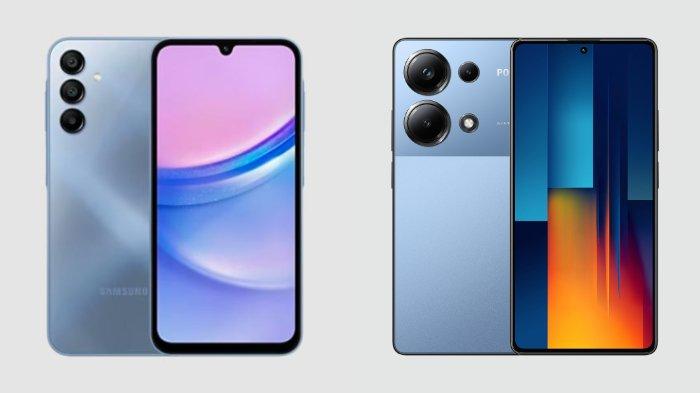 Samsung Galaxy A15 dan Xiaomi POCO M6 Pro