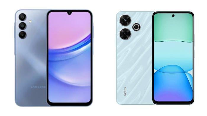 Samsung Galaxy A15 dan Xiaomi Redmi 13