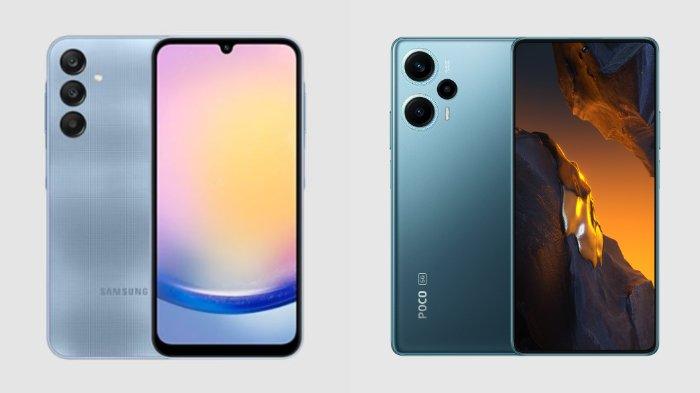 Samsung Galaxy A25 5G dan Xiaomi POCO F5