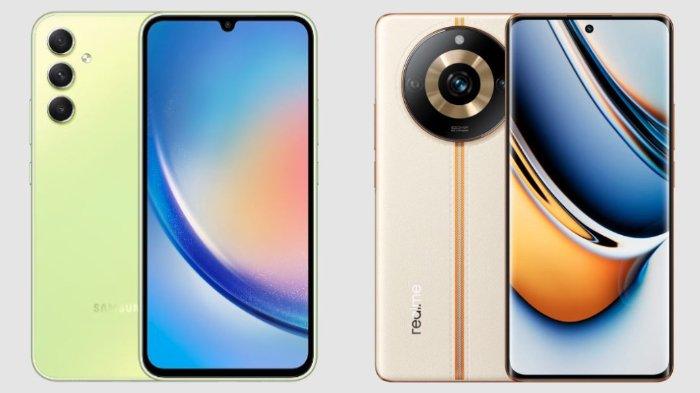 Samsung Galaxy A34 5G dan Realme 11 Pro 5G