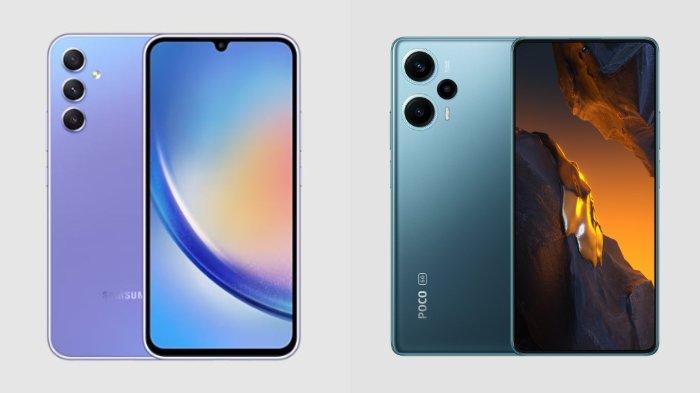 Samsung Galaxy A34 5G dan Xiaomi POCO F5