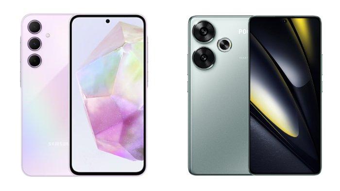 Samsung Galaxy A35 5G dan Xiaomi POCO F6