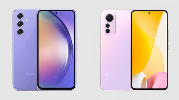 Samsung Galaxy A54 5G dan Xiaomi 12 Lite 5G