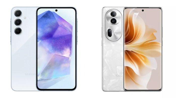 Samsung Galaxy A55 5G dan Oppo Reno11 Pro 5G