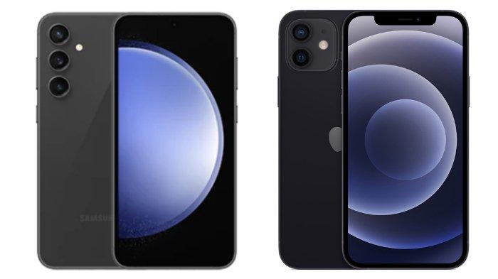 Samsung Galaxy S23 FE dan iPhone 12