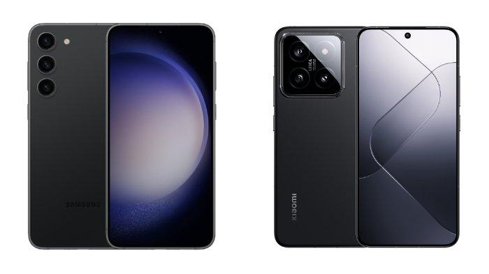 Samsung Galaxy S23 Plus dan Xiaomi 14