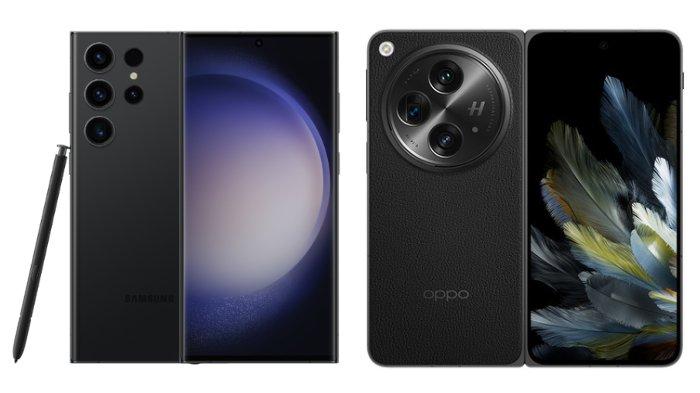 Samsung Galaxy S23 Ultra dan Oppo Find N3
