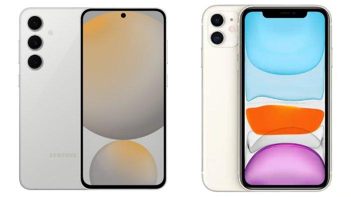 Samsung Galaxy S24 FE dan iPhone 11