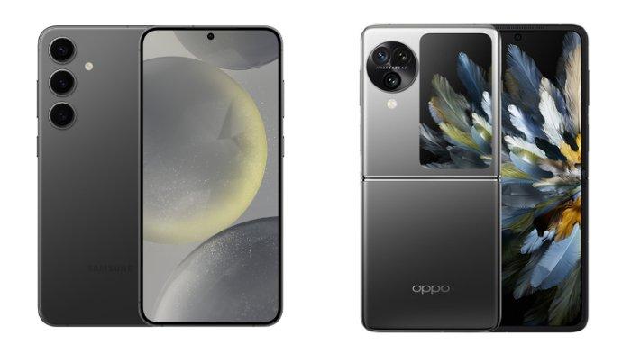 Samsung Galaxy S24 Plus dan Oppo Find N3 Flip