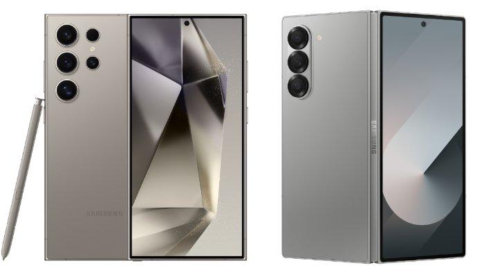 Samsung Galaxy S24 Ultra dan Samsung Galaxy Z Fold6