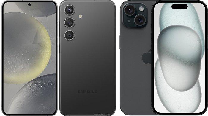 Samsung Galaxy S24 dan iPhone 15
